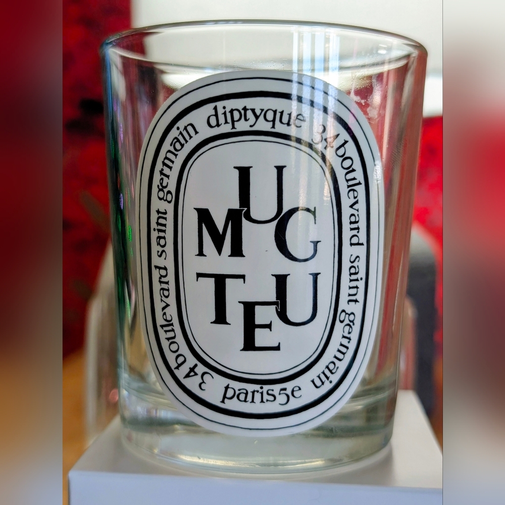 DIPTYQUE Empty Candle Jar - Mugteu (Lily Of The Valley) - Picture 2 of 10